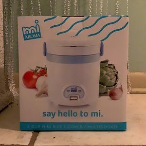 Mi aroma 3 cup mini rice cooker multi cooker NIB appliance